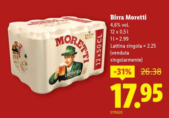 BIRRA MORETTI
