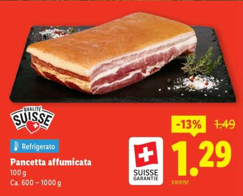 Pancetta affumicata