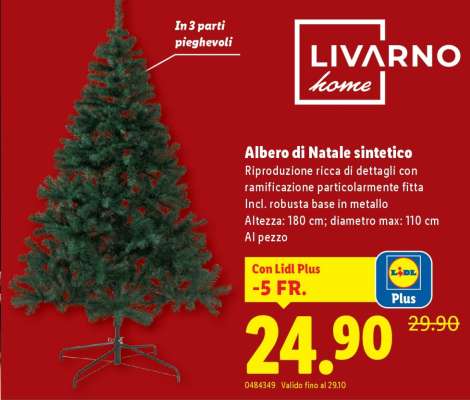 Albero di Natale sintetico