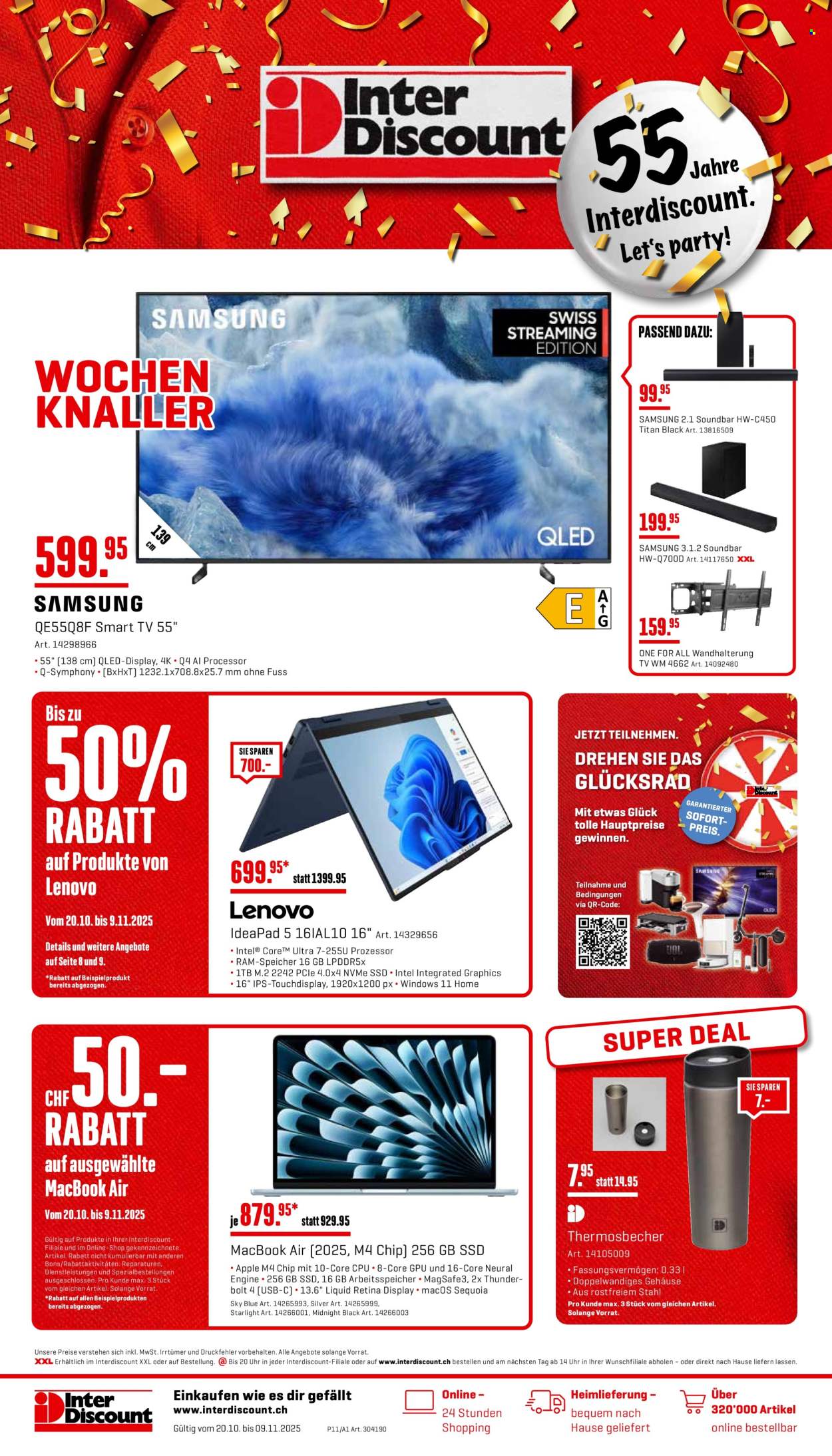 Volantino Interdiscount - 20.10.2025 - 9.11.2025. Pagina 1. Pagina 1