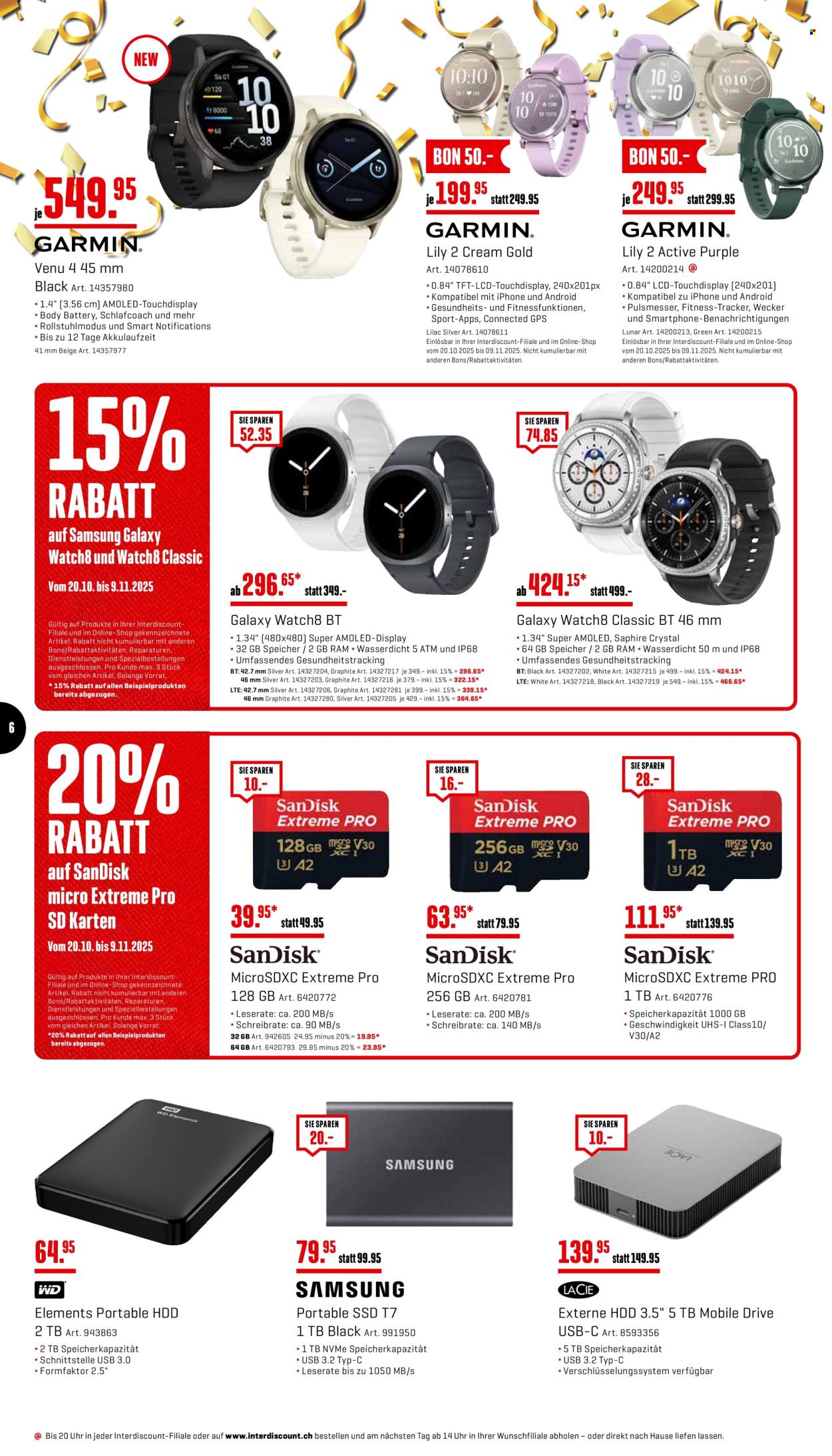Volantino Interdiscount - 20.10.2025 - 9.11.2025. Pagina 6. Pagina 6