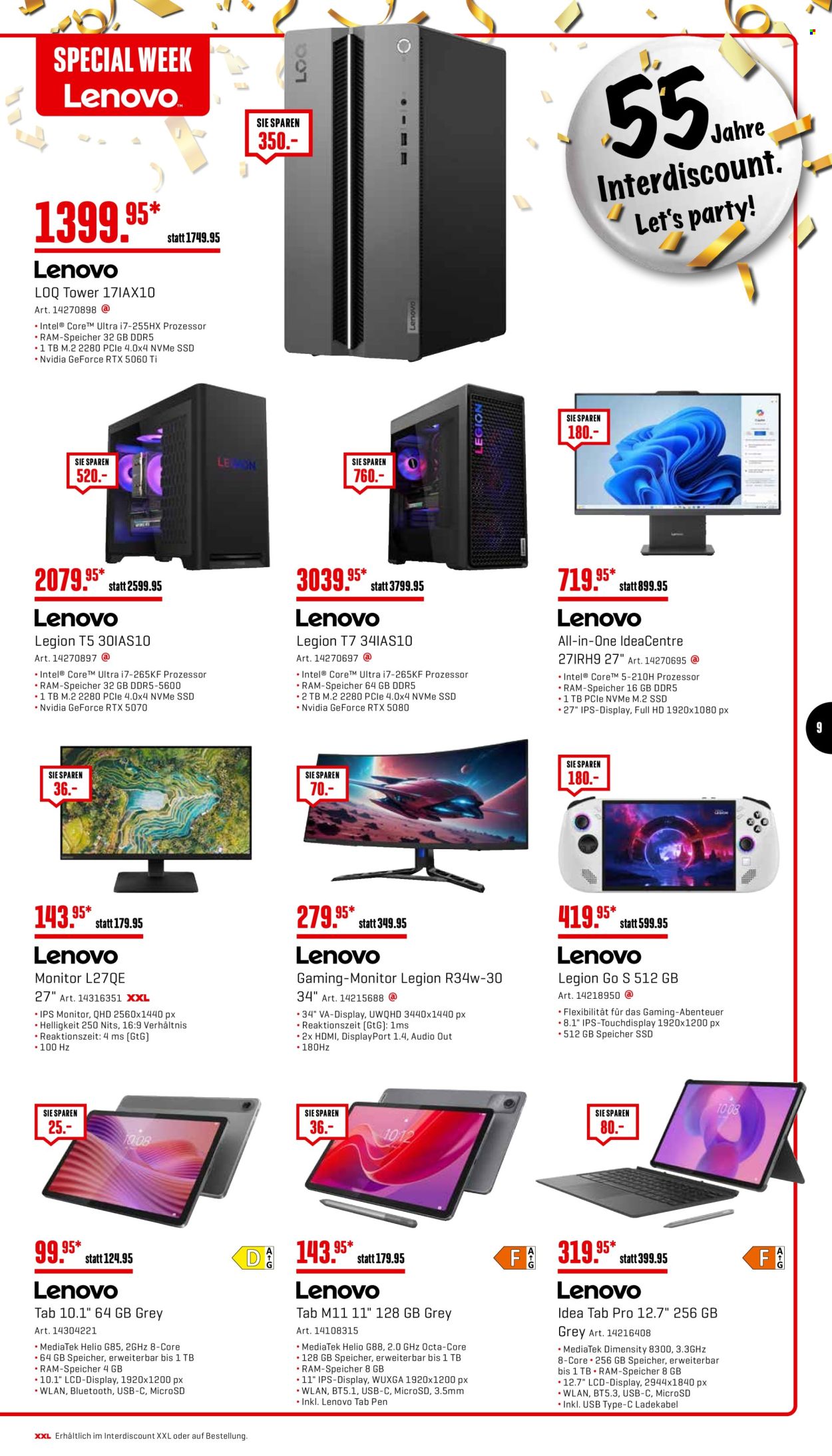 Volantino Interdiscount - 20.10.2025 - 9.11.2025. Pagina 9. Pagina 9