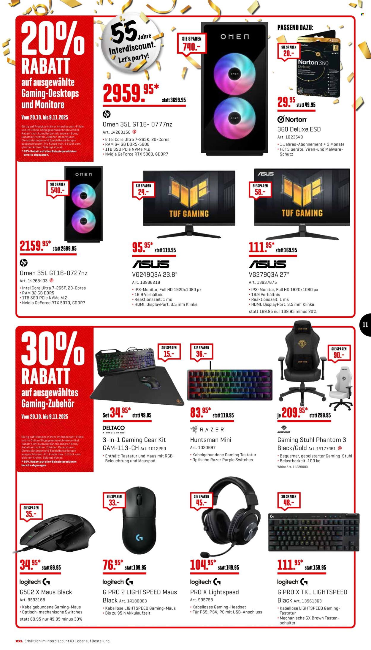 Volantino Interdiscount - 20.10.2025 - 9.11.2025. Pagina 11. Pagina 11