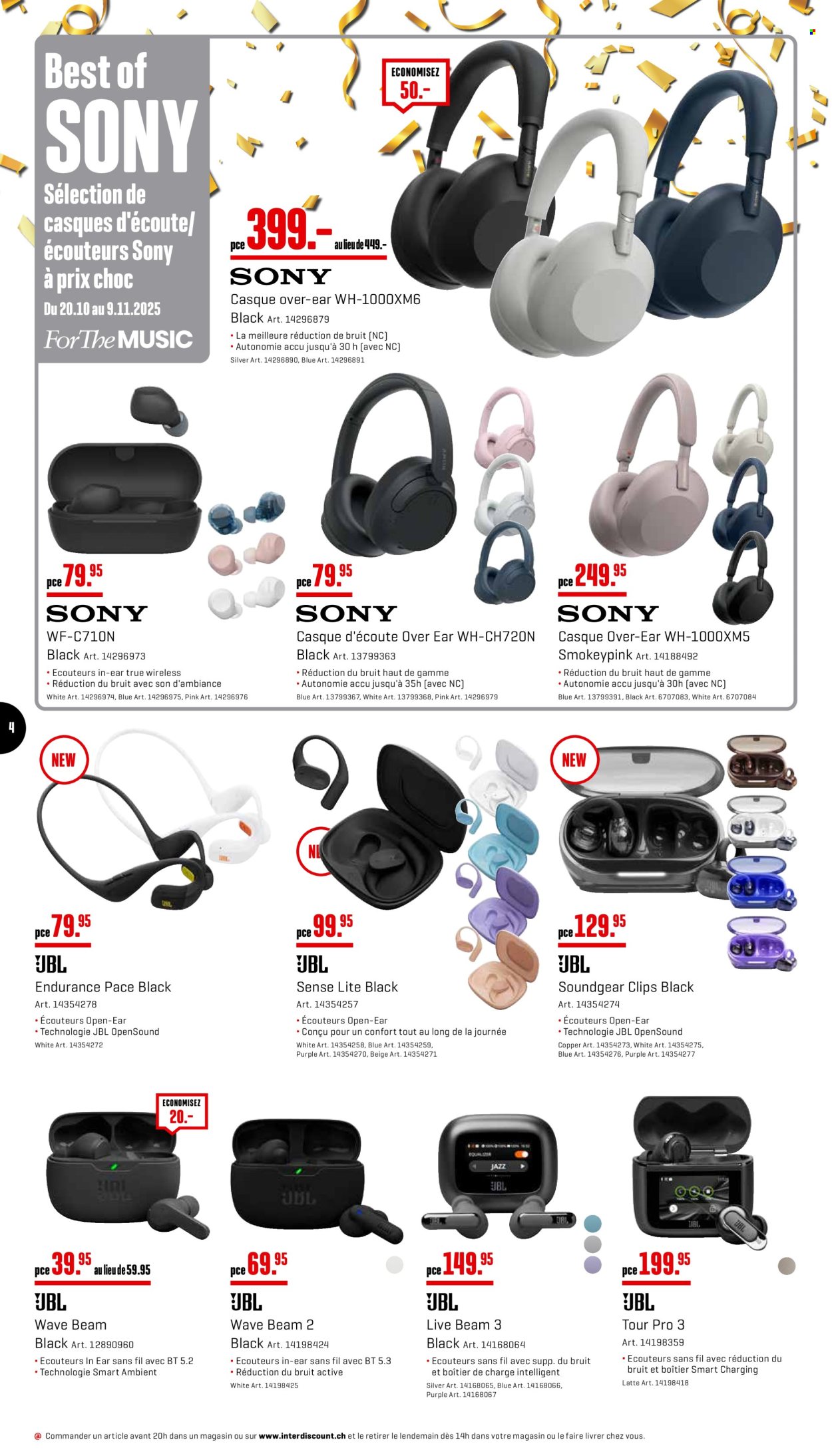Volantino Interdiscount - 20.10.2025 - 9.11.2025. Pagina 4. Pagina 4