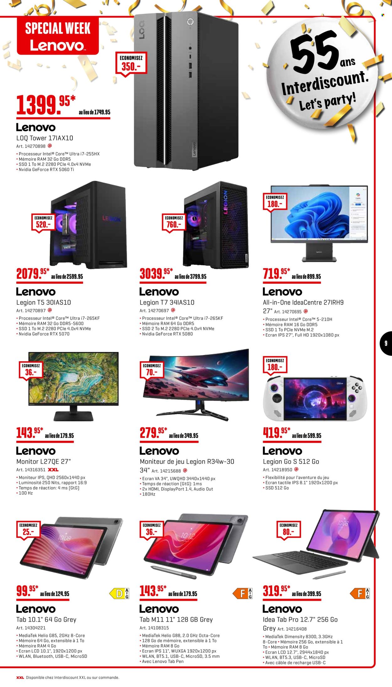 Volantino Interdiscount - 20.10.2025 - 9.11.2025. Pagina 9. Pagina 9