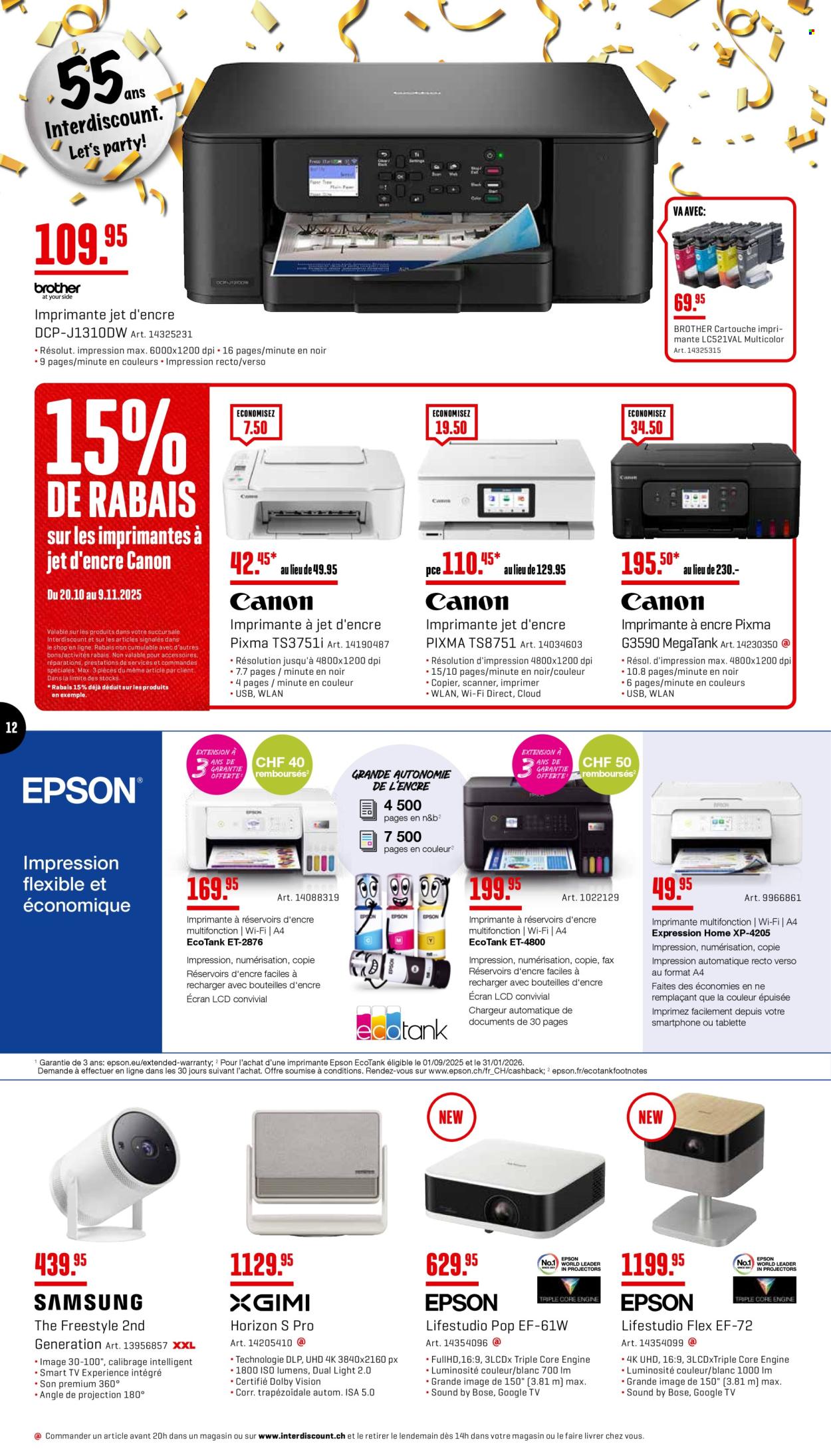 Volantino Interdiscount - 20.10.2025 - 9.11.2025. Pagina 12. Pagina 12