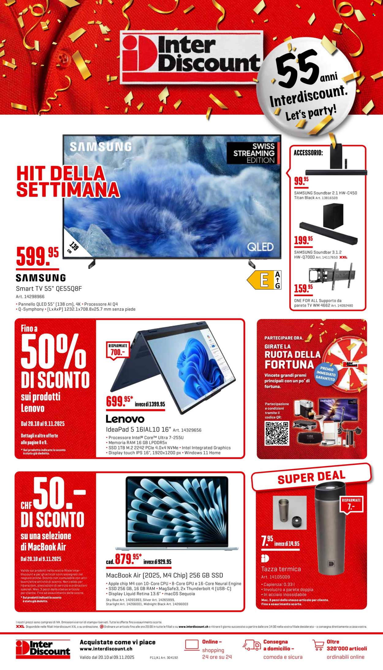 Volantino Interdiscount - 20.10.2025 - 9.11.2025. Pagina 1. Pagina 1