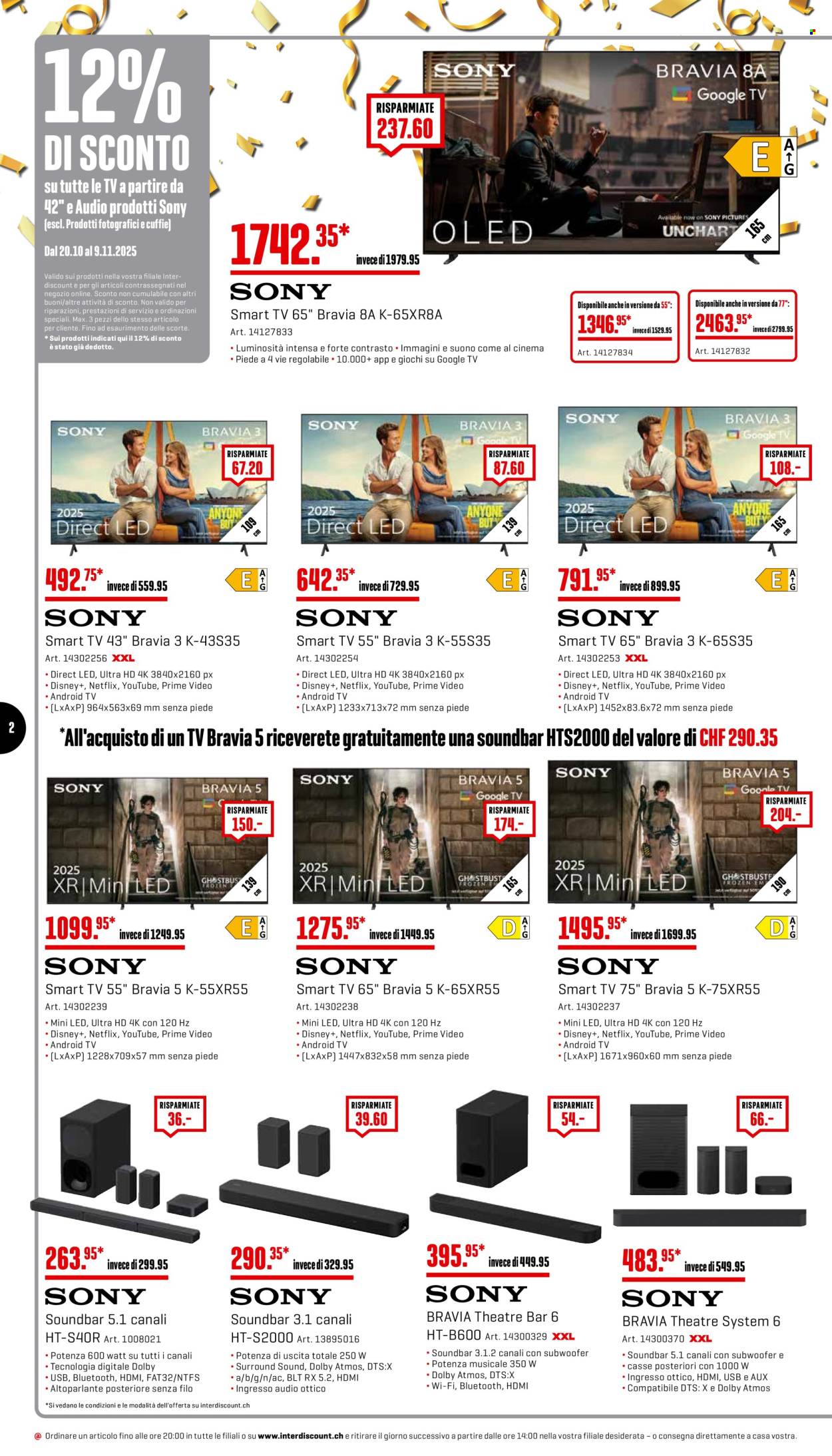 Volantino Interdiscount - 20.10.2025 - 9.11.2025. Pagina 2. Pagina 2