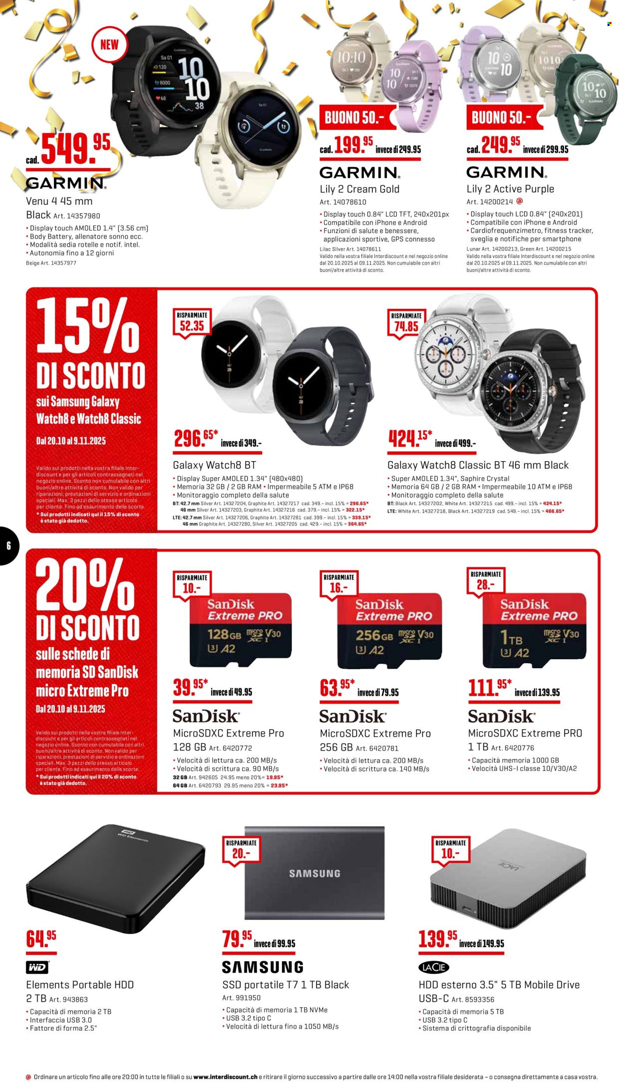 Volantino Interdiscount - 20.10.2025 - 9.11.2025. Pagina 6. Pagina 6
