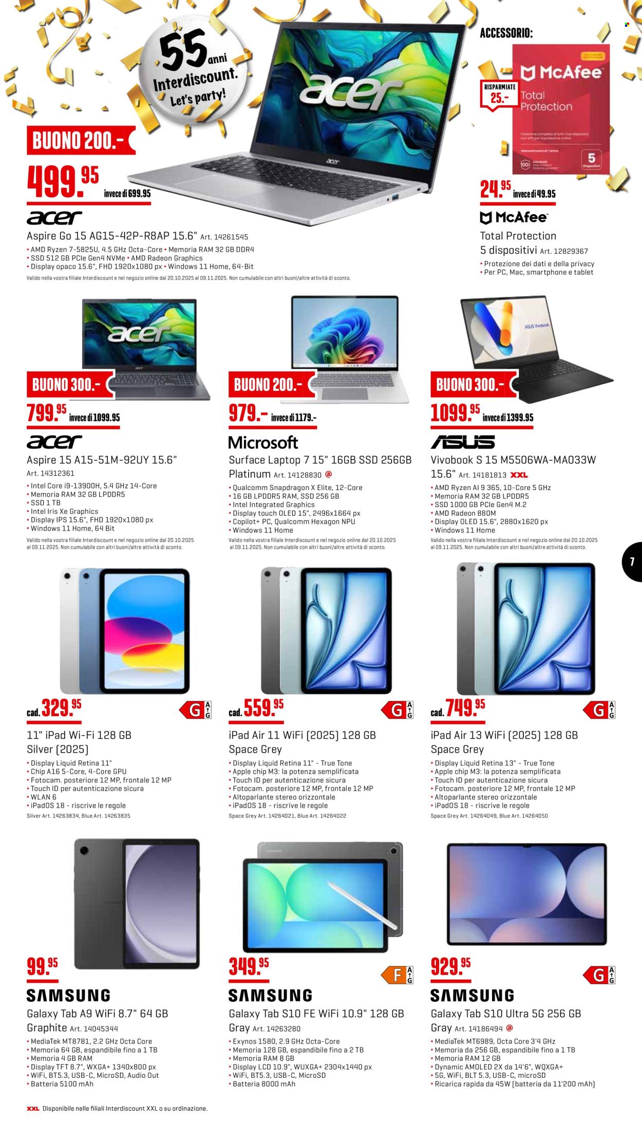 Volantino Interdiscount - 20.10.2025 - 9.11.2025. Pagina 7. Pagina 7