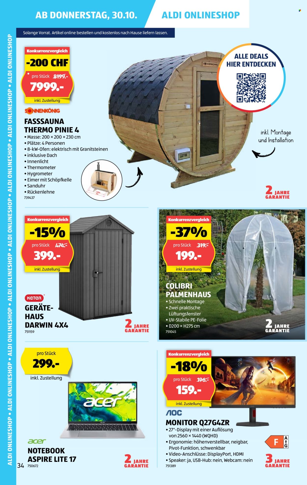 Volantino Aldi - 30.10.2025 - 5.11.2025. Pagina 34. Pagina 34