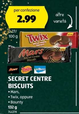 SECRET CENTRE BISCUITS