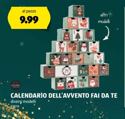 CALENDARIO DELL'AVVENTO FAI DA TE