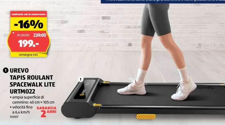 UREVO TAPIS ROULANT SPACEWALK LITE URTM022