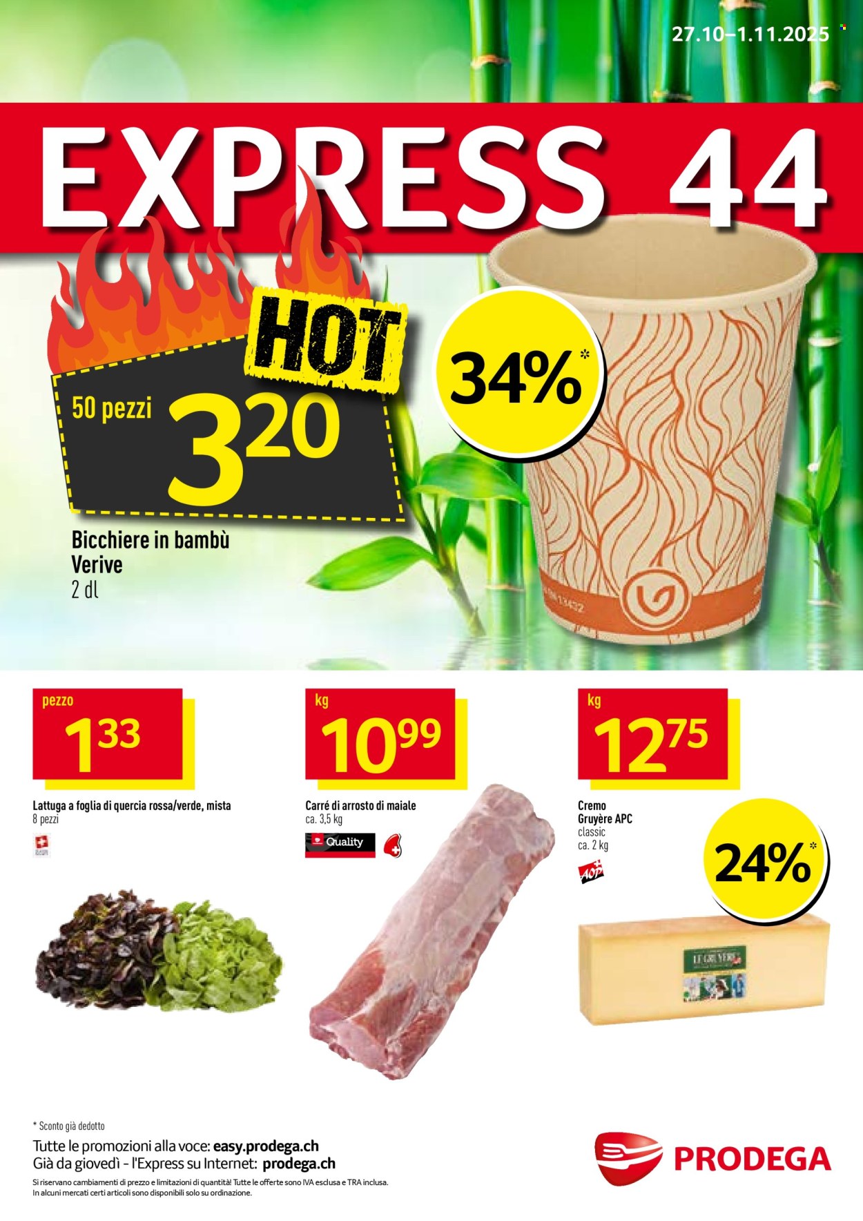 Volantino Prodega - 27.10.2025 - 1.11.2025. Pagina 1. Pagina 1