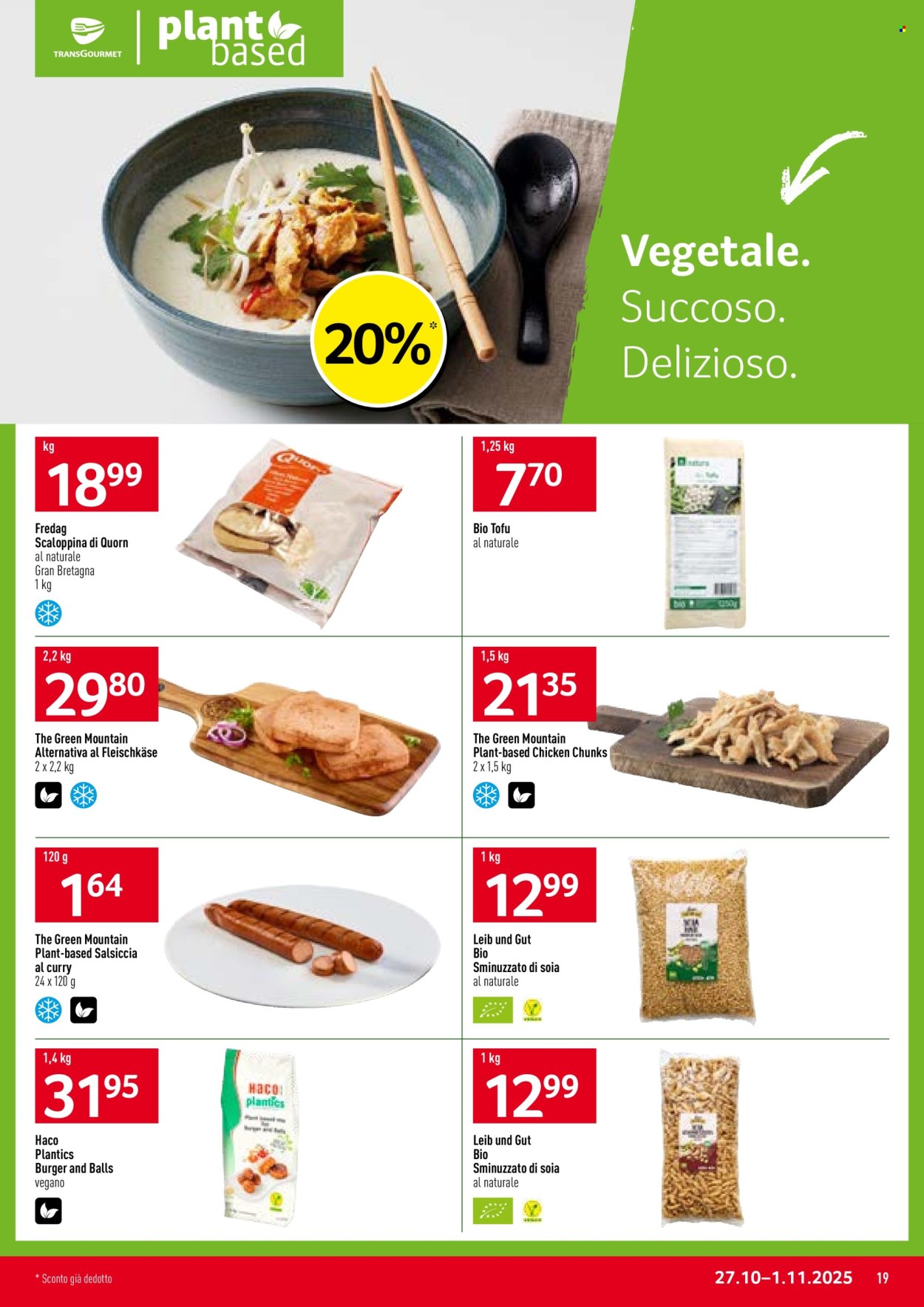 Volantino Prodega - 27.10.2025 - 1.11.2025. Pagina 19. Pagina 19