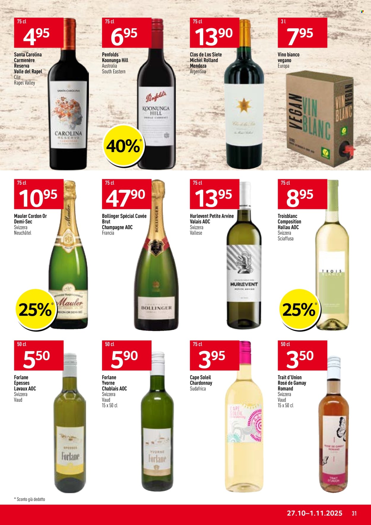 Volantino Prodega - 27.10.2025 - 1.11.2025. Pagina 31. Pagina 31