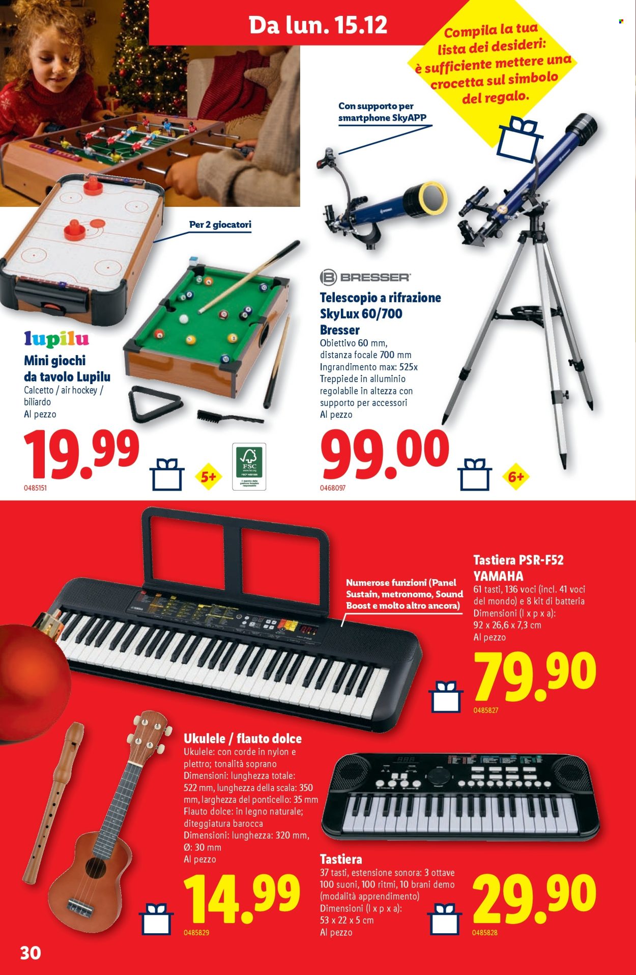 Volantino Lidl. Pagina 30. Pagina 30