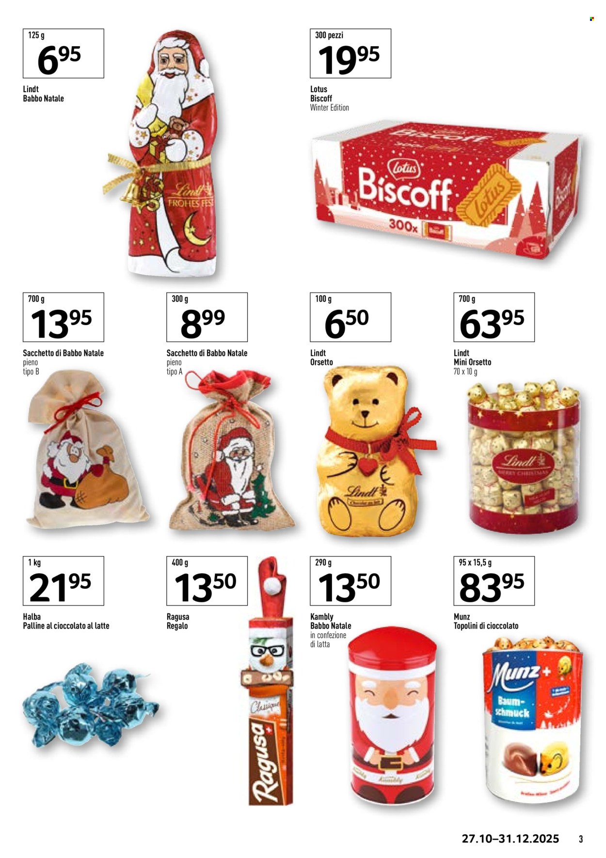 Volantino Prodega - 27.10.2025 - 31.12.2025. Pagina 3. Pagina 3