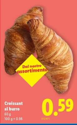 Croissant al burro