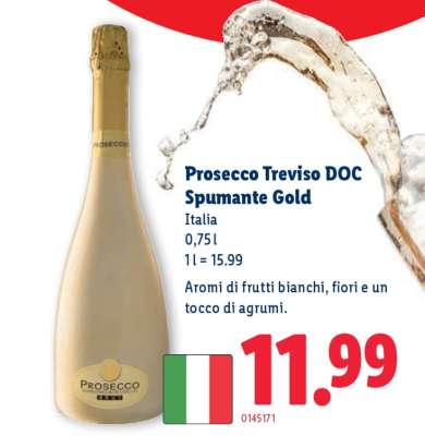 Prosecco Treviso DOC Spumante Gold