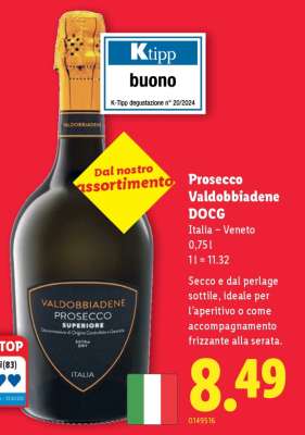 Prosecco Valdobbiadene DOCG
