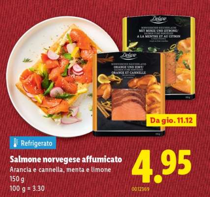 Salmone norvegese affumicato