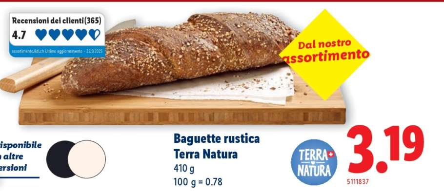 Baguette rustica Terra Natura