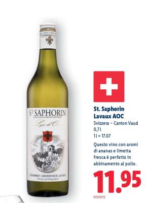 St. Saphorin Lavaux AOC
