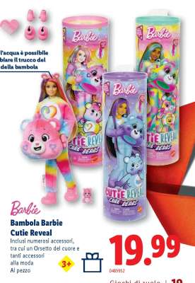 Bambola Barbie Cutie Reveal