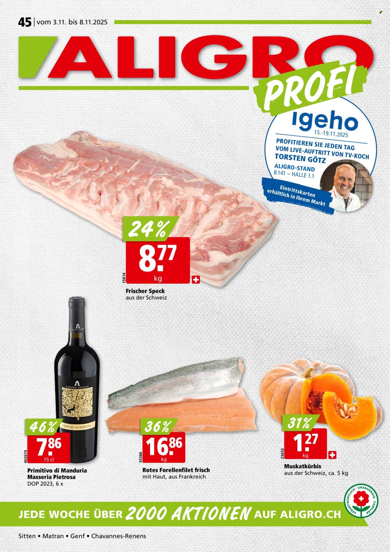 Volantino ALIGRO - 3.11.2025 - 8.11.2025. Pagina 1. Pagina 1