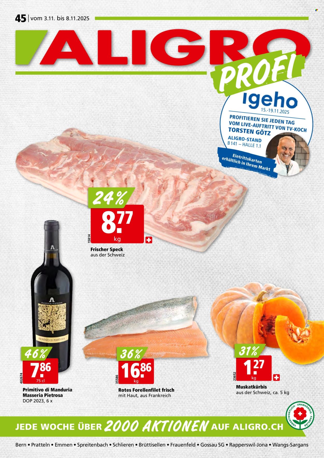 Volantino ALIGRO - 3.11.2025 - 8.11.2025. Pagina 1. Pagina 1