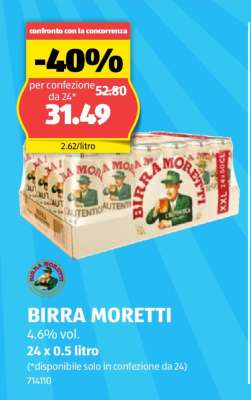 BIRRA MORETTI
