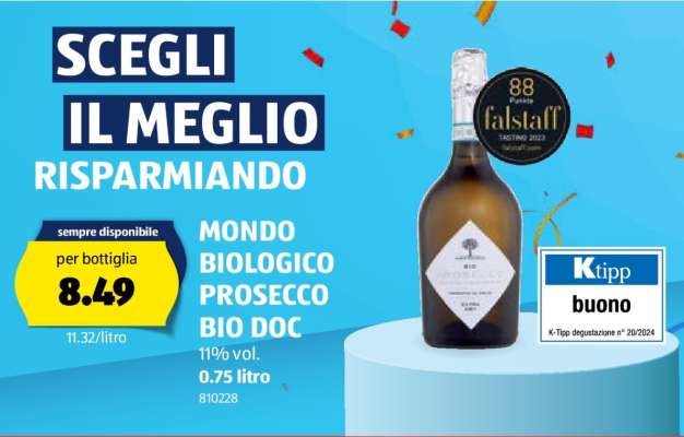 MONDO BIOLOGICO PROSECCO BIO DOC