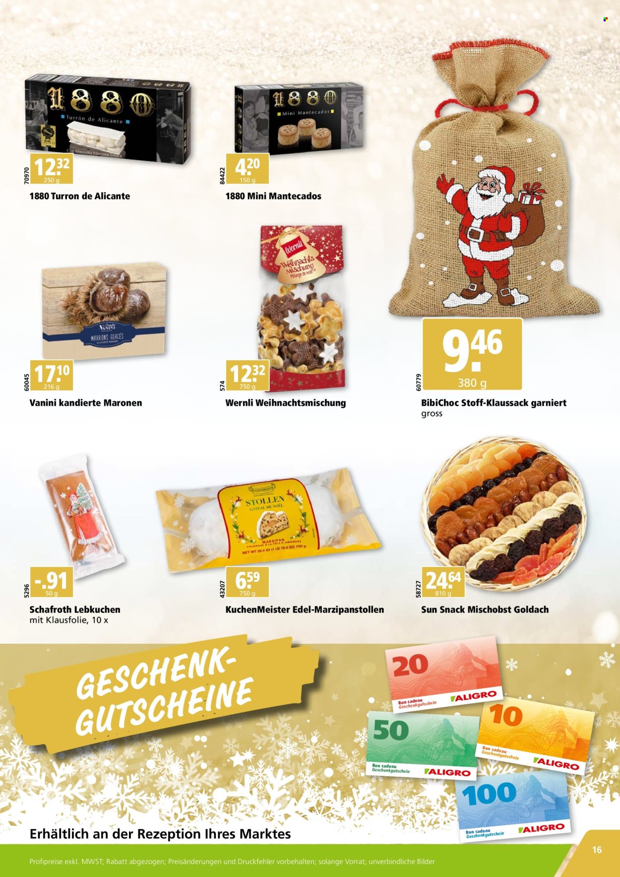 Volantino ALIGRO - 3.11.2025 - 15.11.2025. Pagina 16. Pagina 16