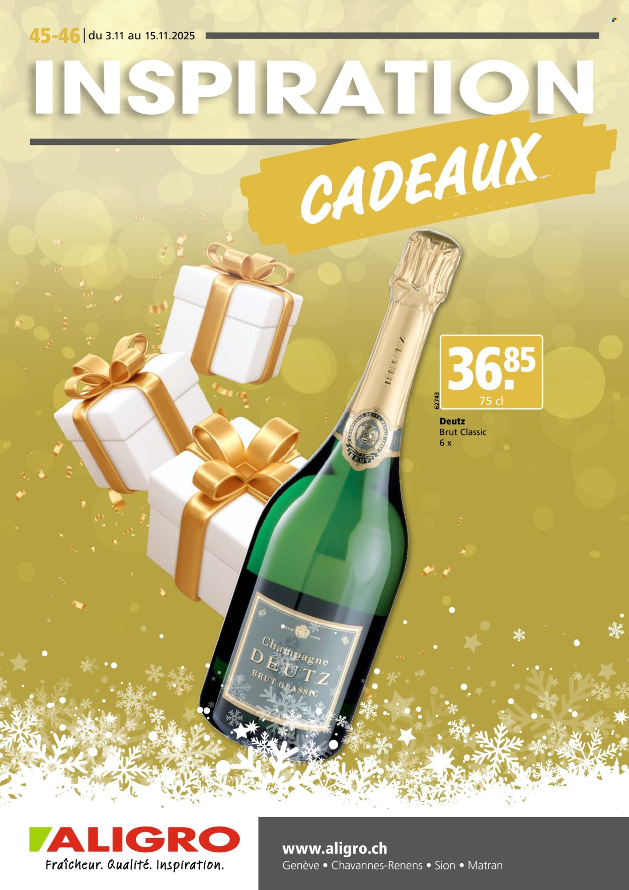 Volantino ALIGRO - 3.11.2025 - 15.11.2025. Pagina 1. Pagina 1