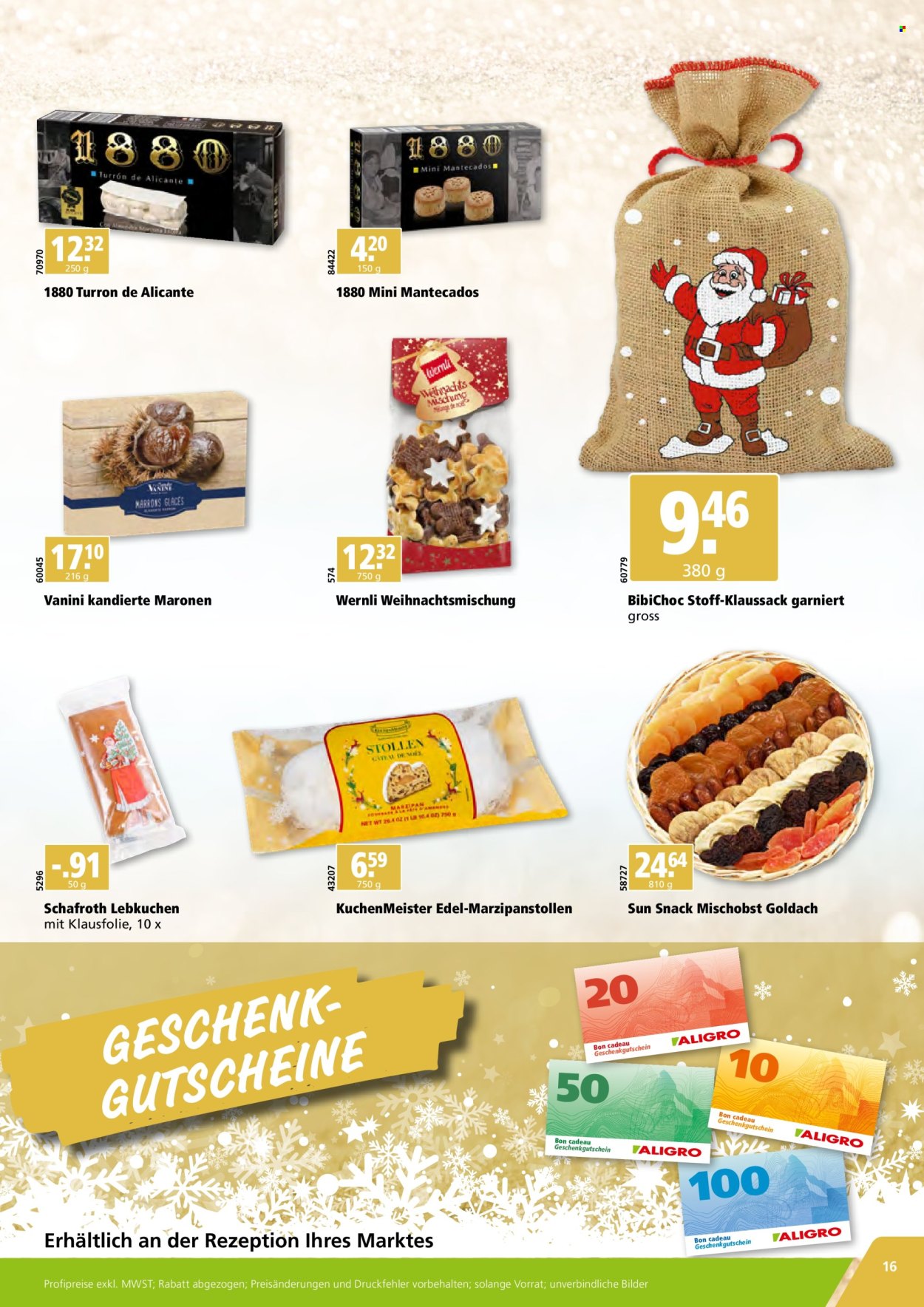 Volantino ALIGRO - 3.11.2025 - 15.11.2025. Pagina 16. Pagina 16