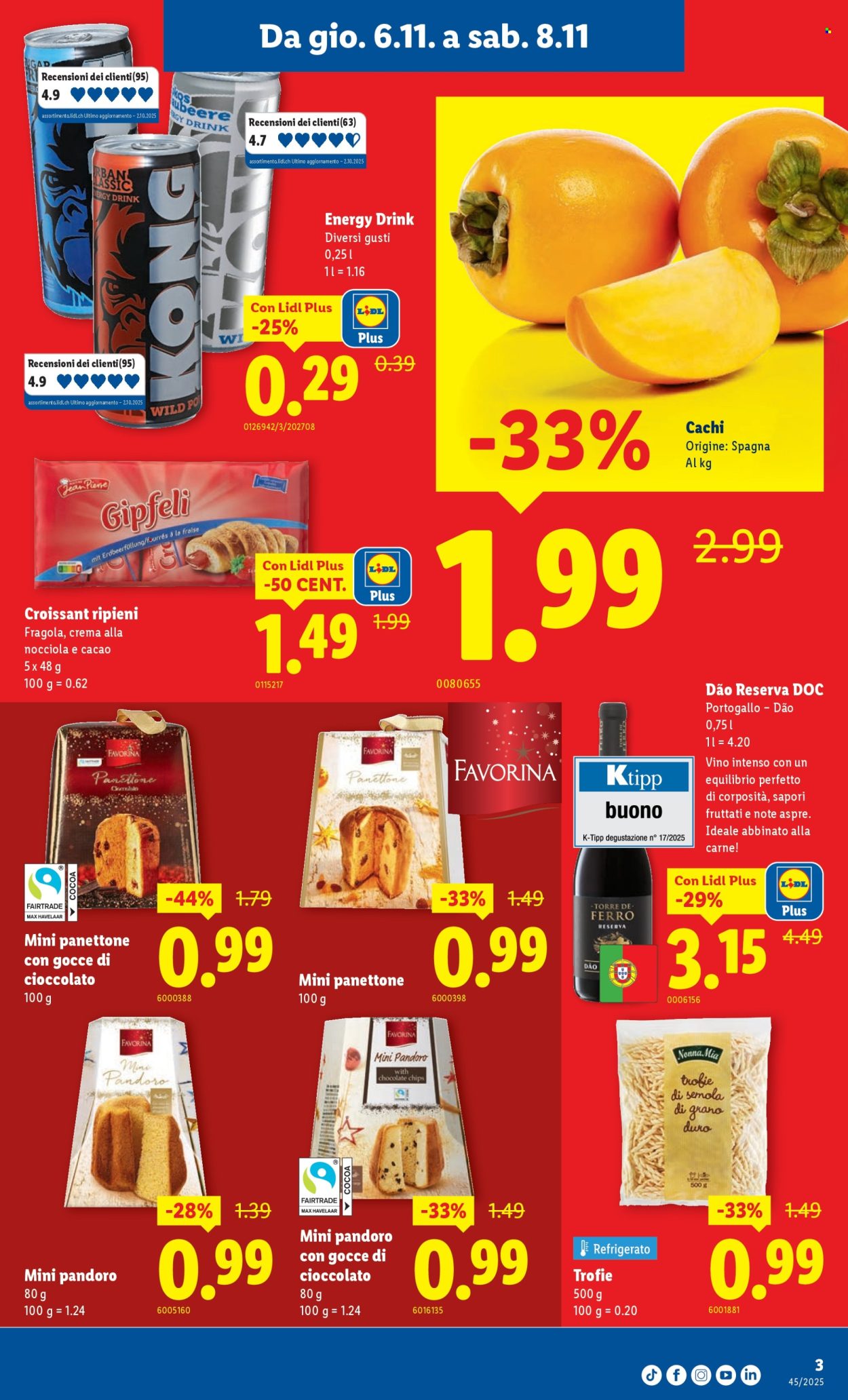 Volantino Lidl - 6.11.2025 - 12.11.2025. Pagina 3. Pagina 3