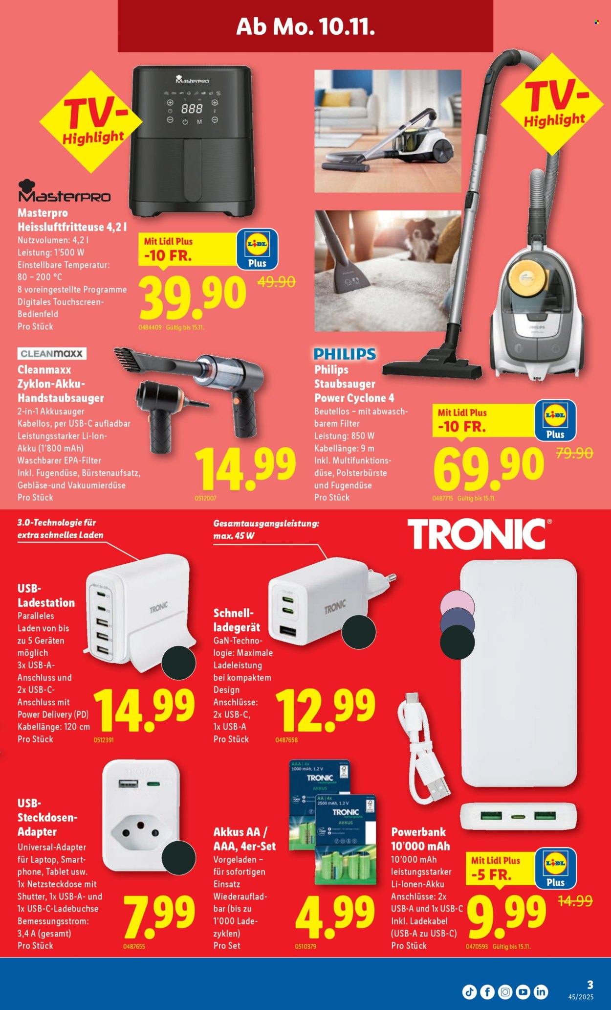 Volantino Lidl - 10.11.2025 - 15.11.2025. Pagina 3. Pagina 3