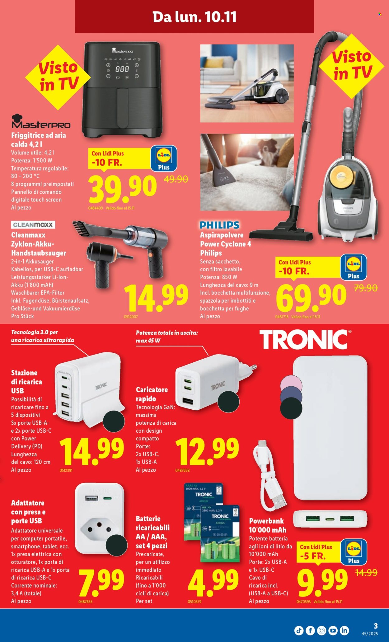 Volantino Lidl - 10.11.2025 - 15.11.2025. Pagina 3. Pagina 3