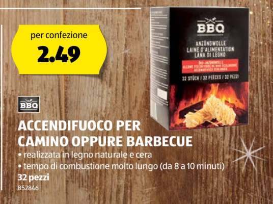 ACCENDIFUOCO PER CAMINO OPPURE BARBECUE