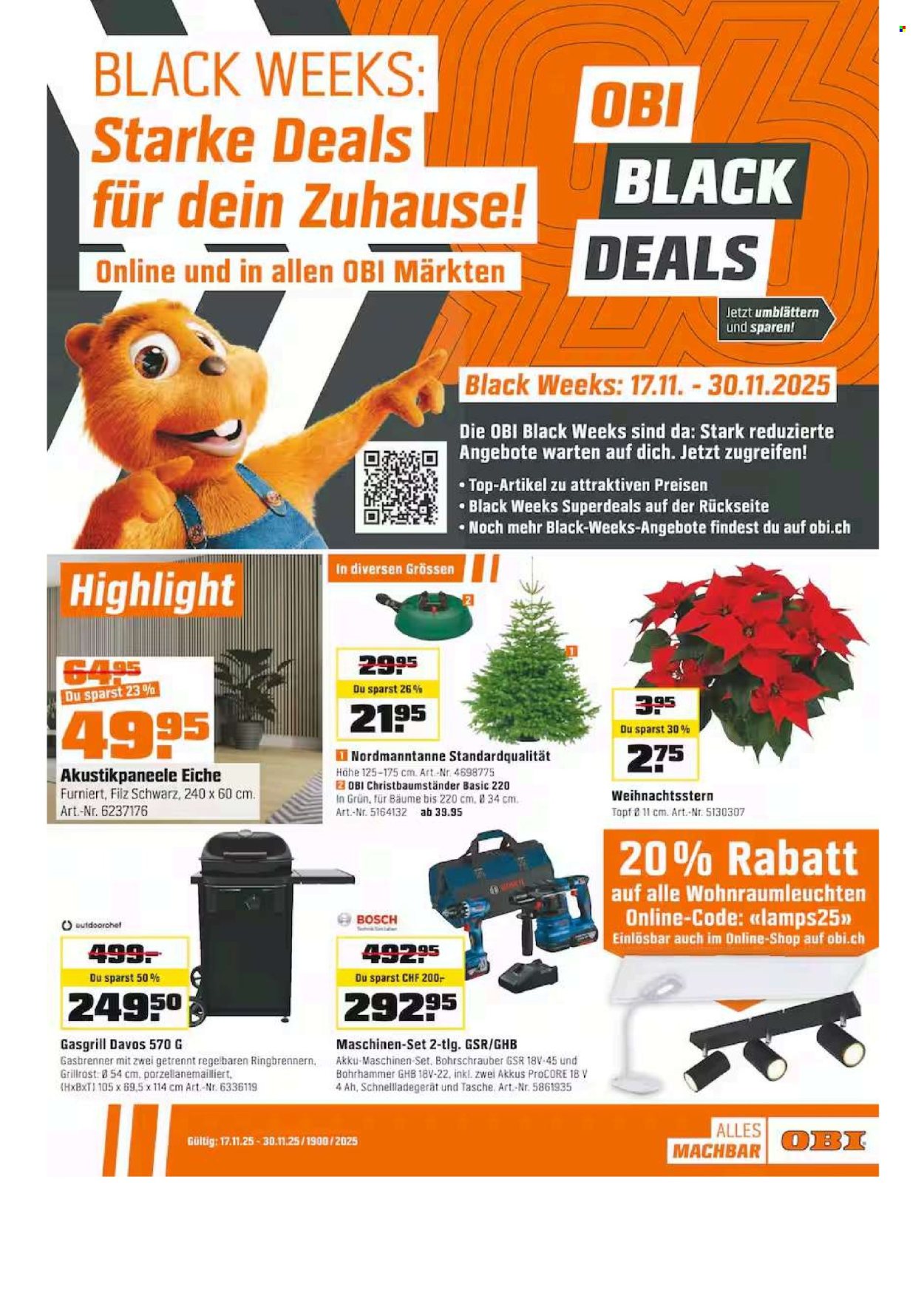 Volantino OBI - 17.11.2025 - 30.11.2025. Pagina 1. Pagina 1