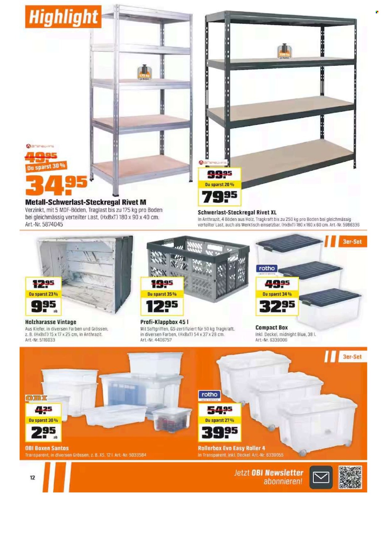 Volantino OBI - 17.11.2025 - 30.11.2025. Pagina 12. Pagina 12