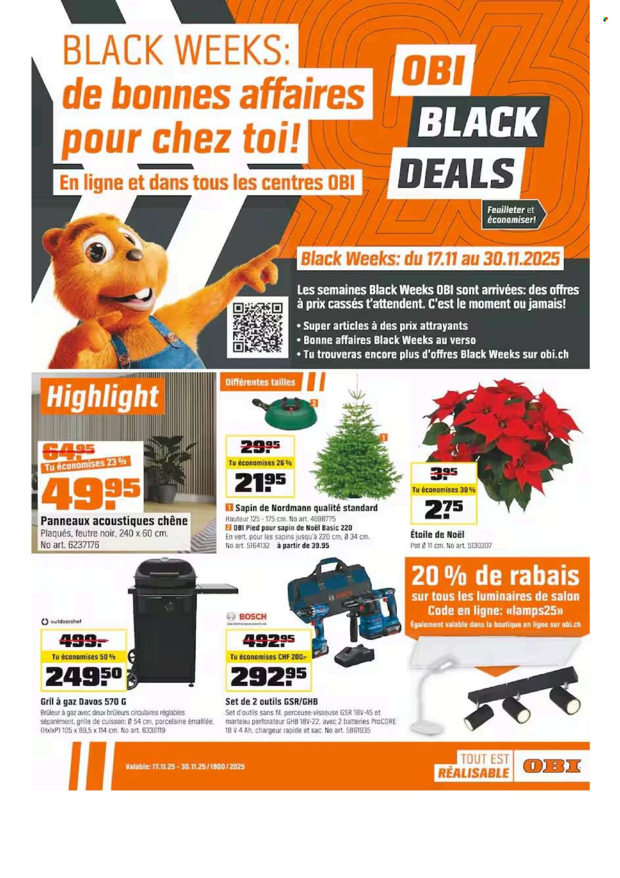 Volantino OBI - 17.11.2025 - 30.11.2025. Pagina 1. Pagina 1