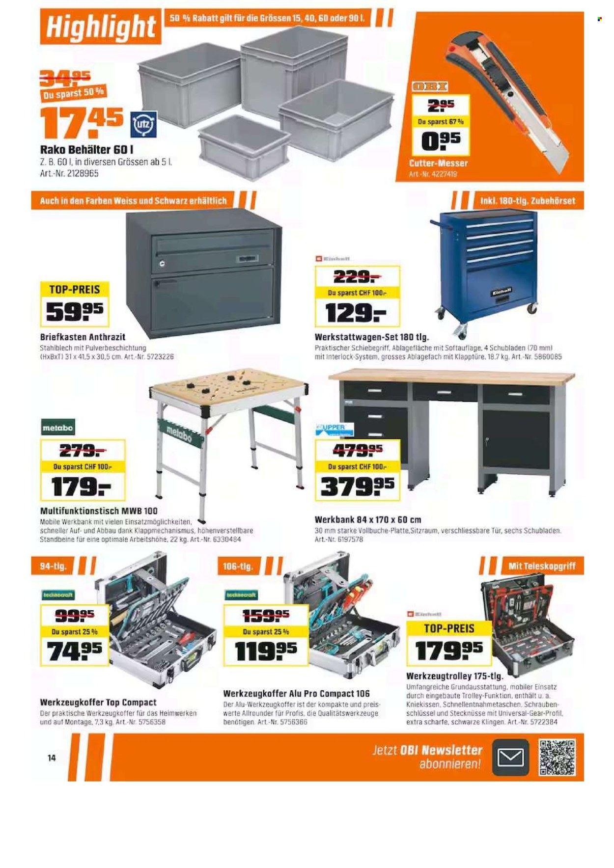 Volantino OBI - 17.11.2025 - 30.11.2025. Pagina 14. Pagina 14