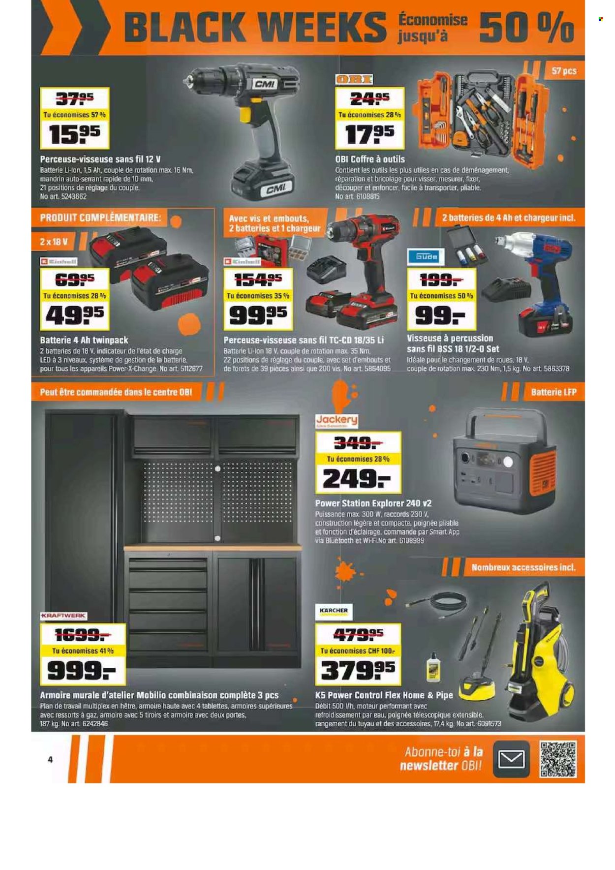 Volantino OBI - 17.11.2025 - 30.11.2025. Pagina 4. Pagina 4