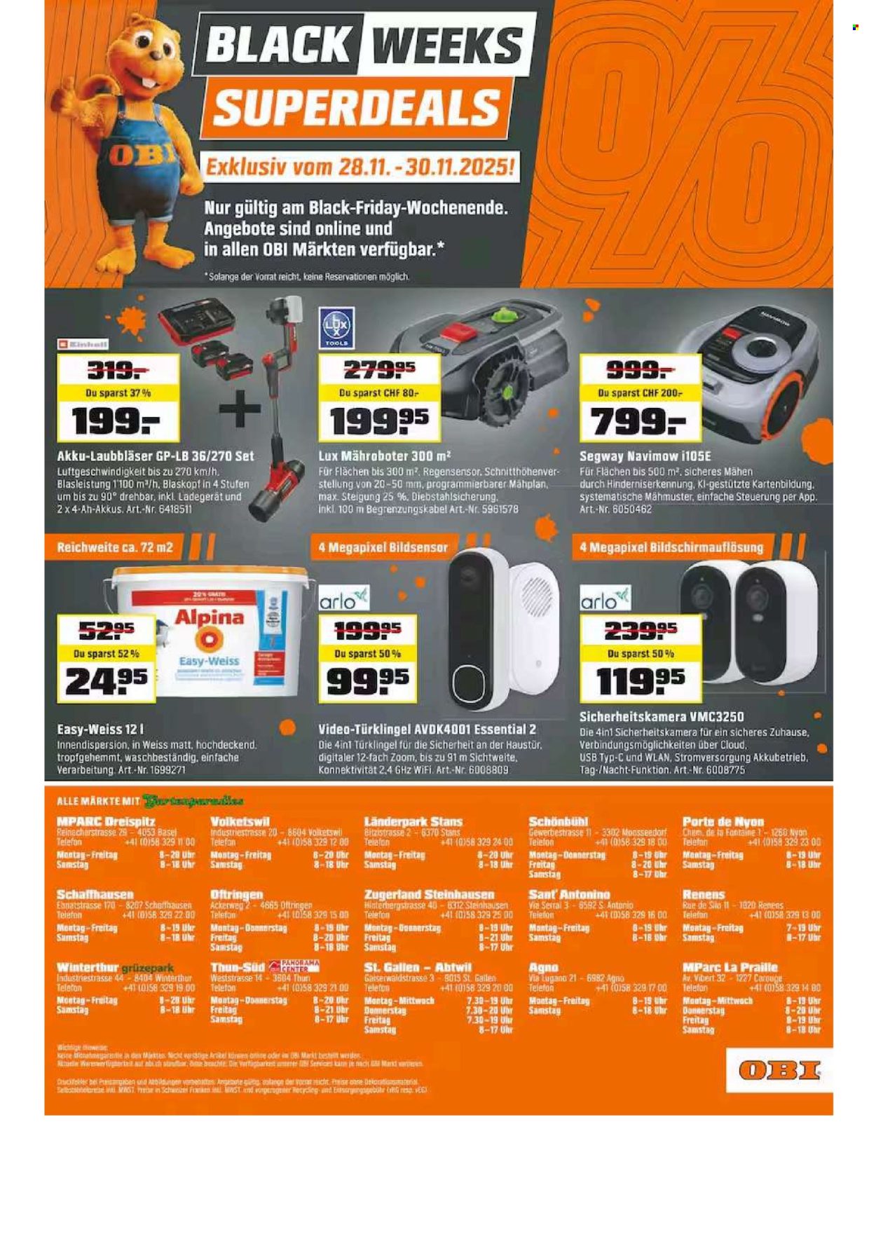 Volantino OBI - 17.11.2025 - 30.11.2025. Pagina 16. Pagina 16