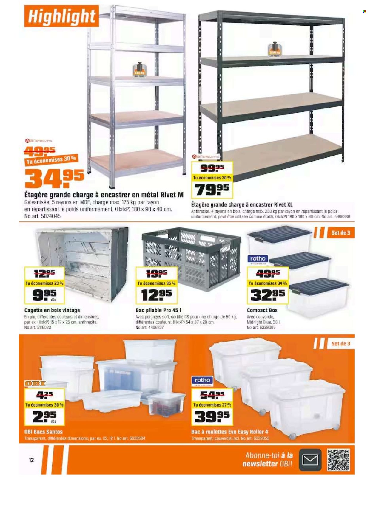 Volantino OBI - 17.11.2025 - 30.11.2025. Pagina 12. Pagina 12