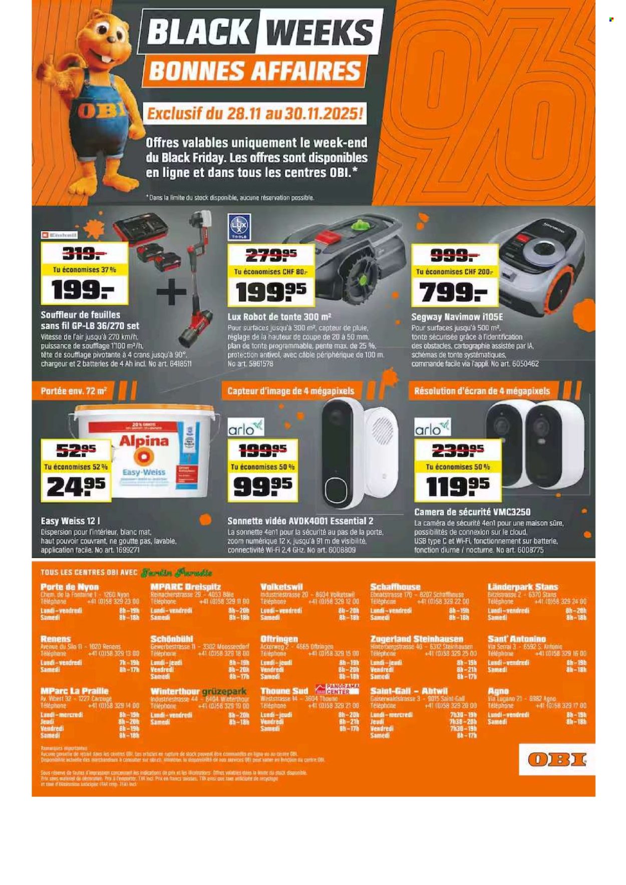 Volantino OBI - 17.11.2025 - 30.11.2025. Pagina 16. Pagina 16