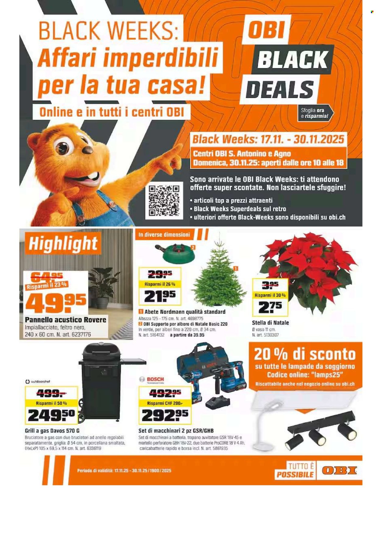 Volantino OBI - 17.11.2025 - 30.11.2025. Pagina 1. Pagina 1
